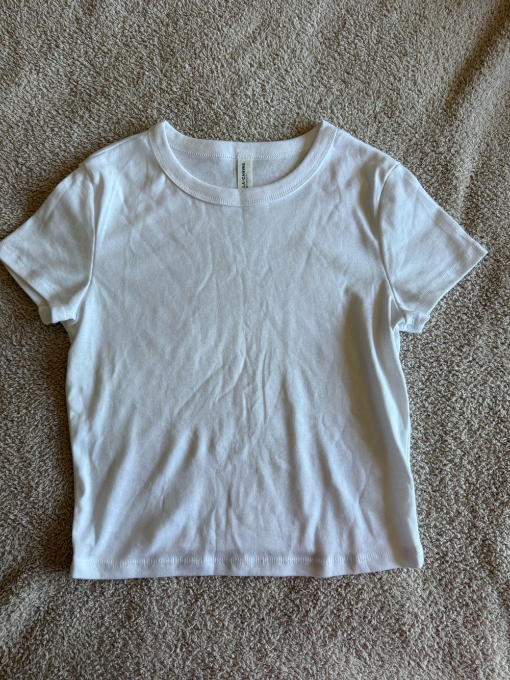 Bella Canvas White Crewneck Tee